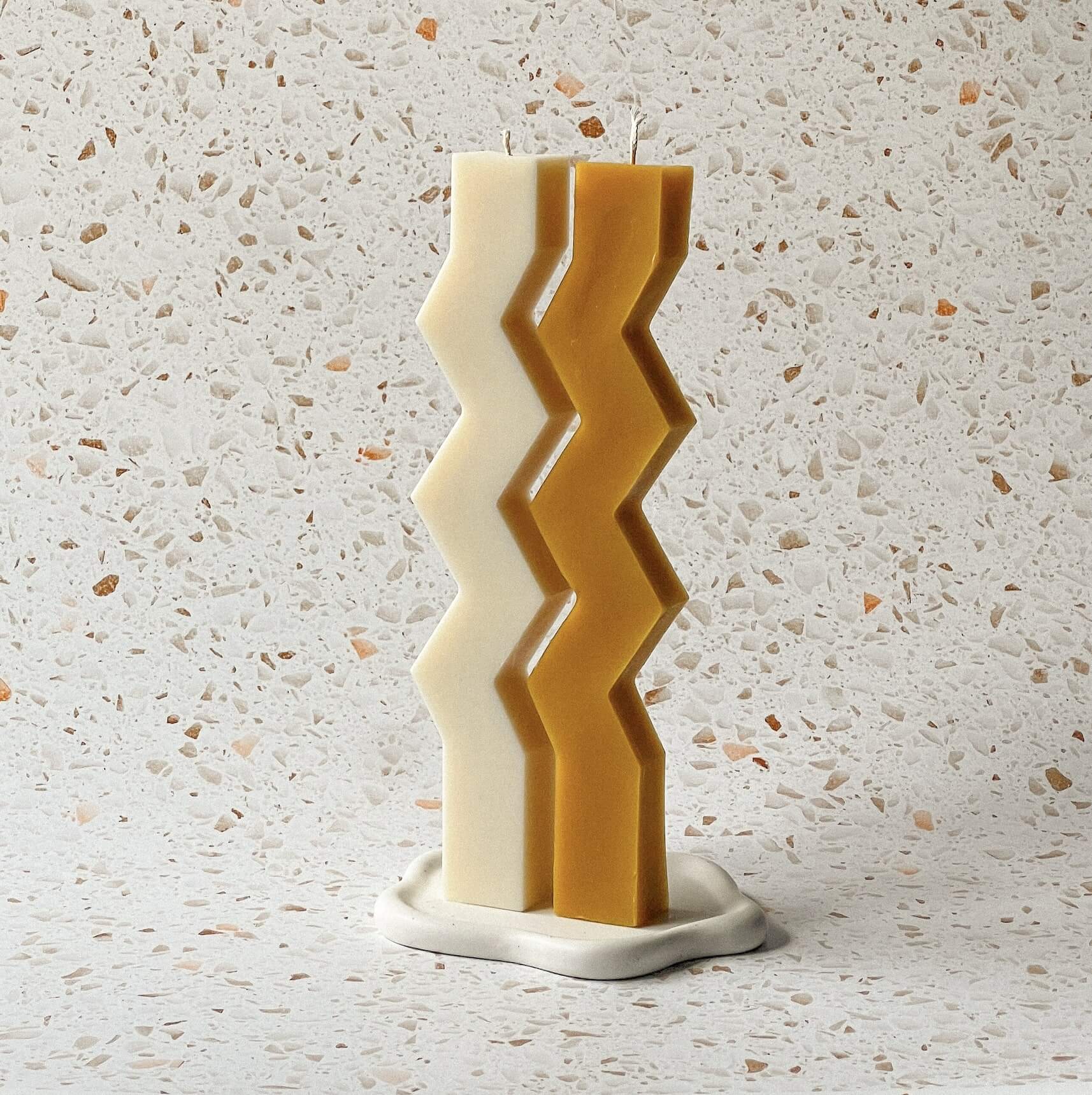 Zig Zag Candle - The Plastic Free Co.