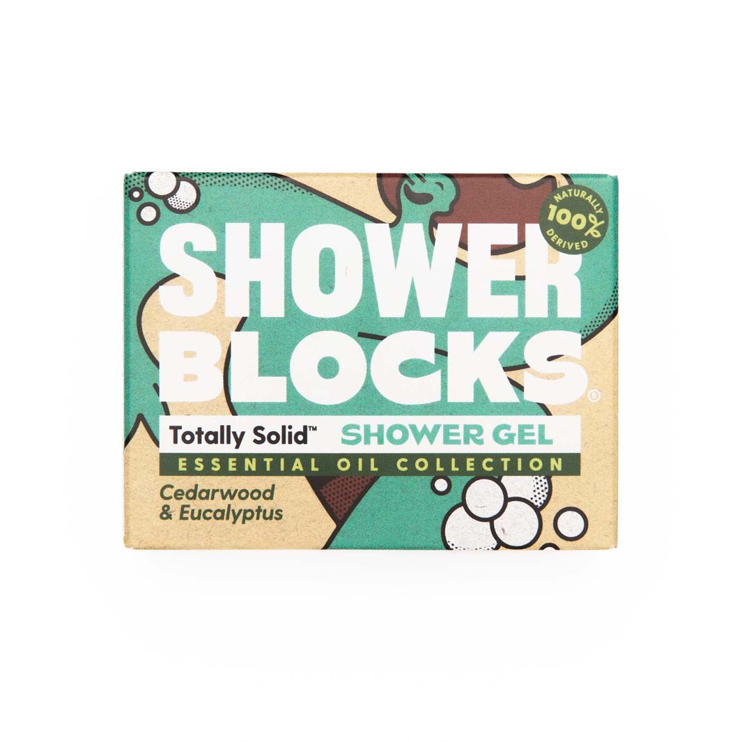 Shower Gel Block - Cedarwood and Eucalyptus - The Plastic Free Co.
