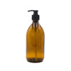 Amber Glass Pump Bottle - Plastic Free Amsterdam
