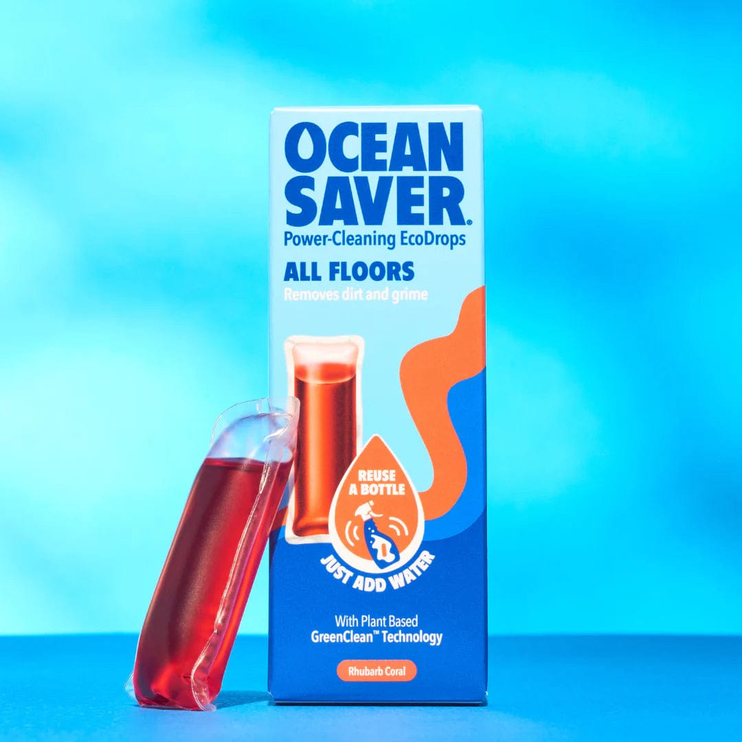Cleaning Drop Floor - Rhubarb Coral - Plastic Free Amsterdam