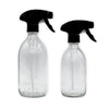 Clear Glass Spray Bottle - Plastic Free Amsterdam