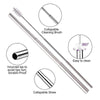 Collapsible Metal Straw + Travel Case - Plastic Free Amsterdam