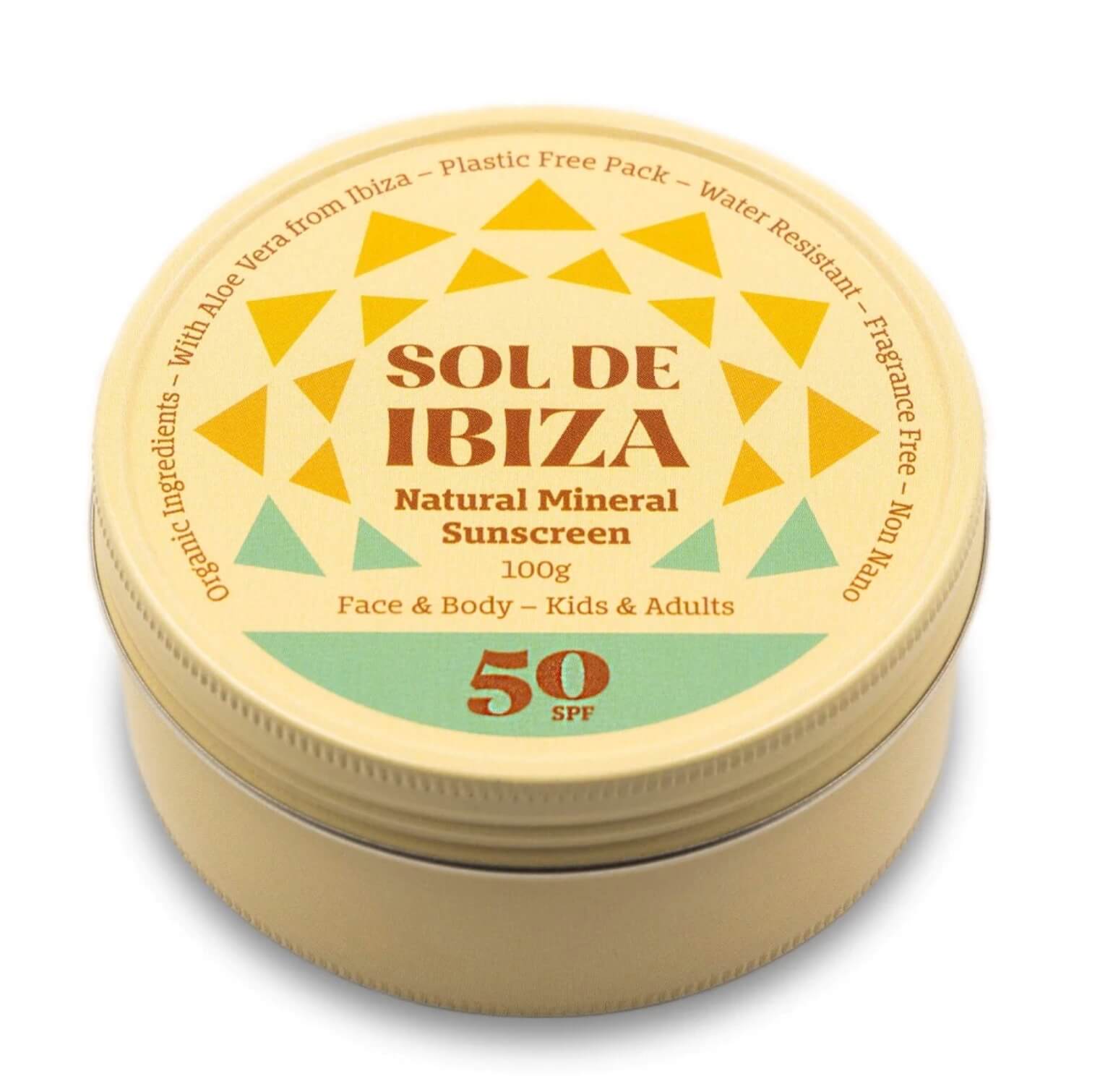 Natural Mineral Sunscreen - SPF 50 - Plastic Free Amsterdam