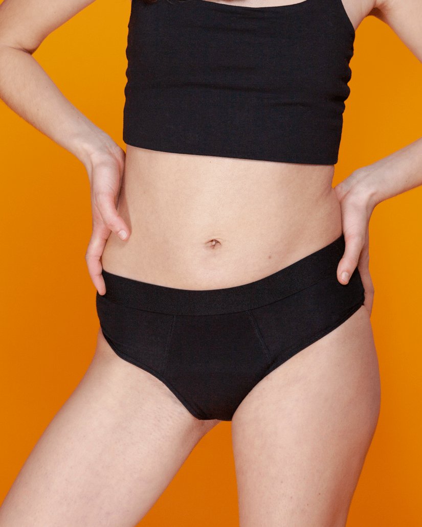 Period Underwear - Comfy Mid Waist - Heavy Flow - Plastic Free Amsterdam