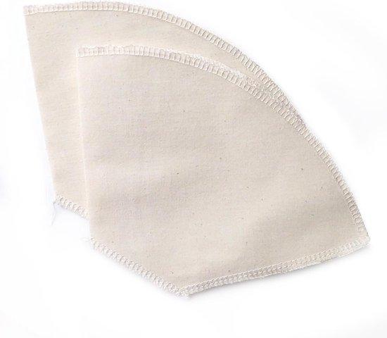 Reusable Cotton Coffee Filter - 2 pack - Plastic Free Amsterdam