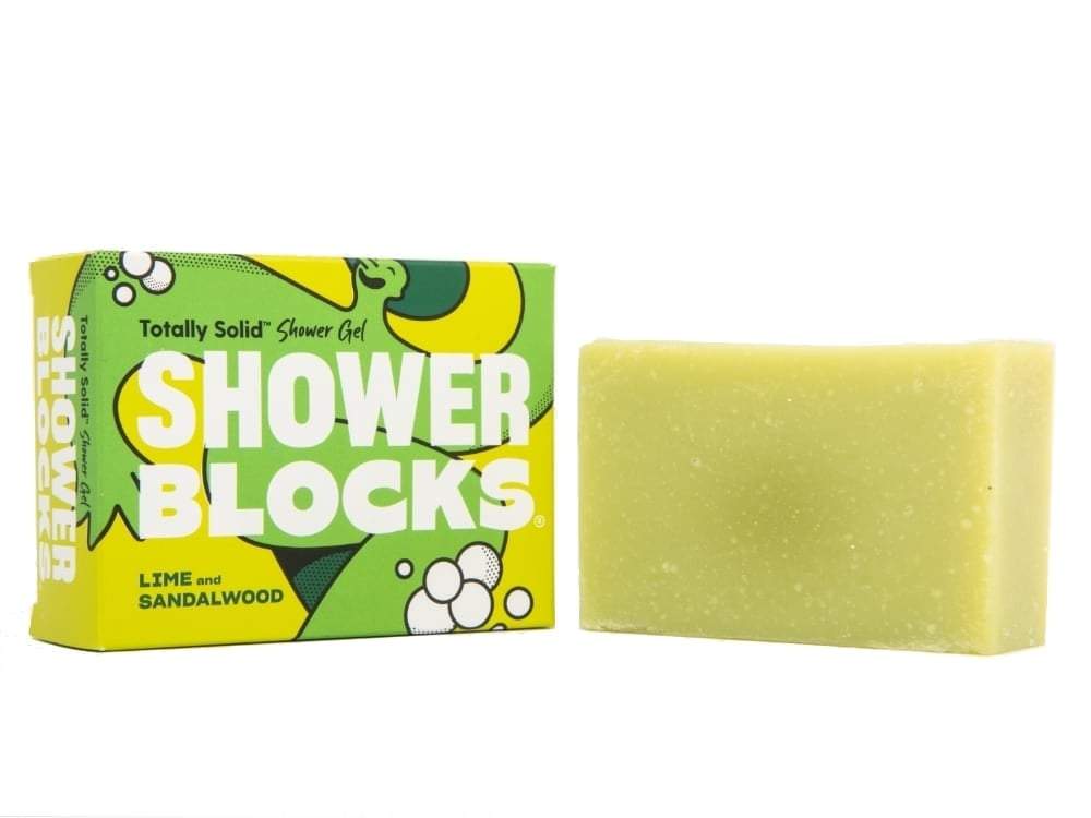 Shower Gel Block - Lime & Sandalwood - Plastic Free Amsterdam