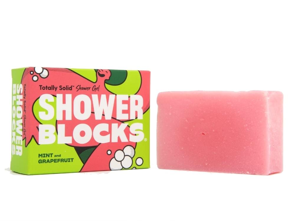 Shower Gel Block - Mint & Grapefruit - Plastic Free Amsterdam