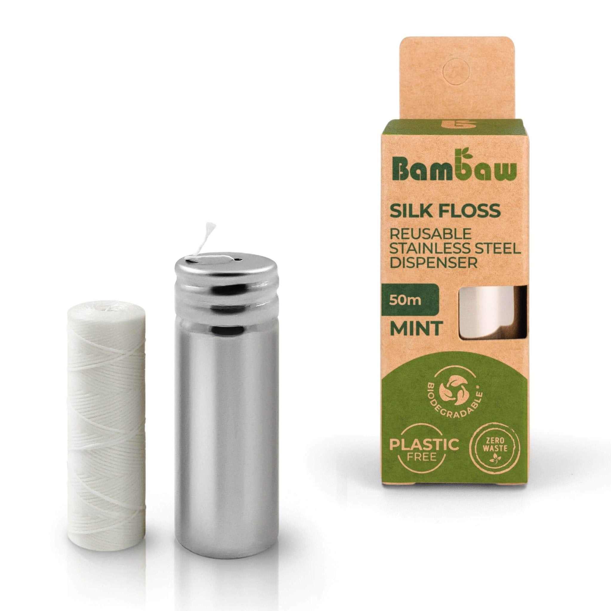 Silk Floss - Mint - Plastic Free AmsterdamDental Care