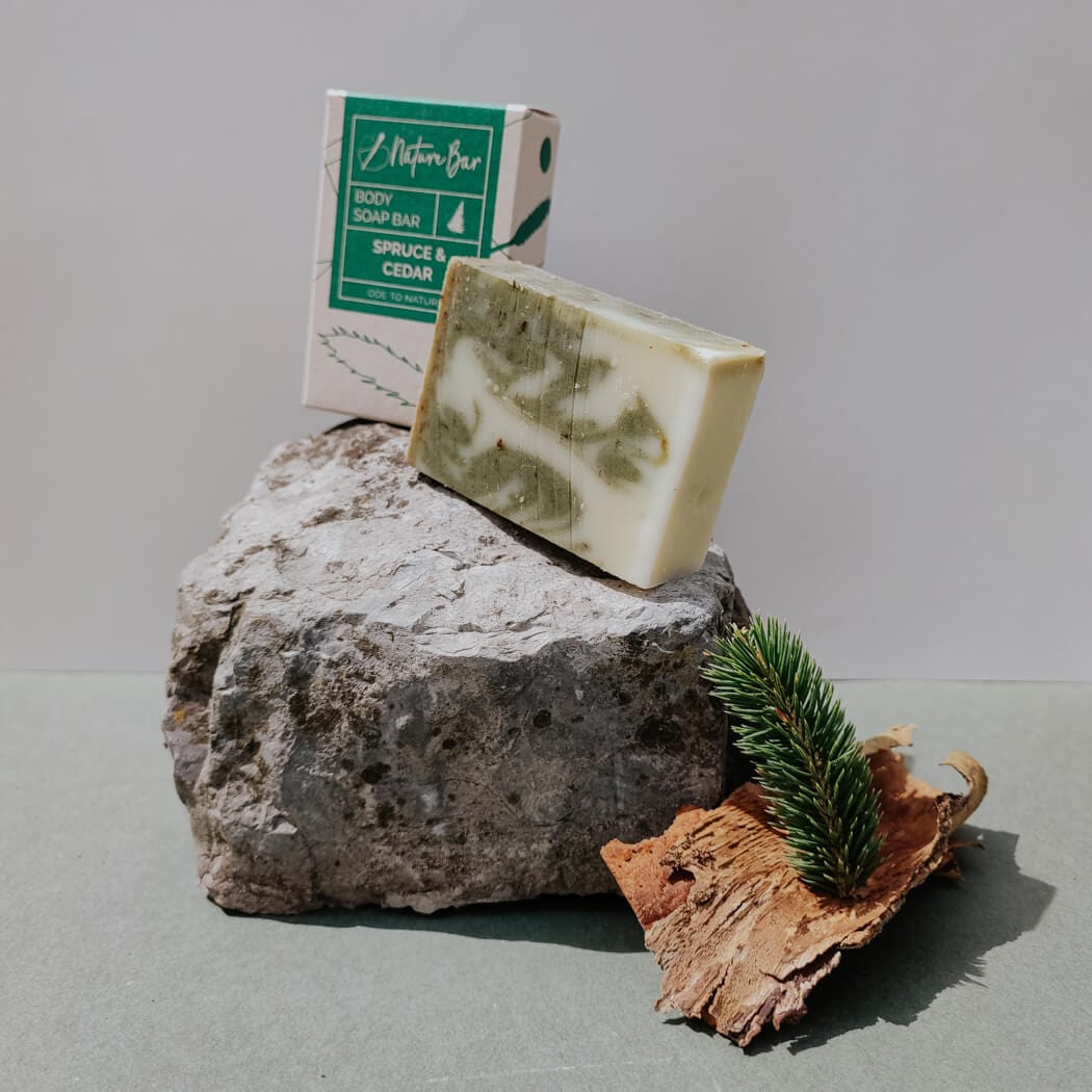 Soap Bar - Spruce & Cedar - Plastic Free AmsterdamSoap